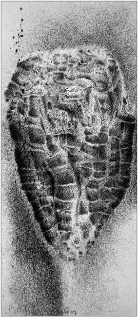Mitra, Mitra, Taro, Taro rechts onder 1996 - 2007 Werkstuk door Peter Rosier
