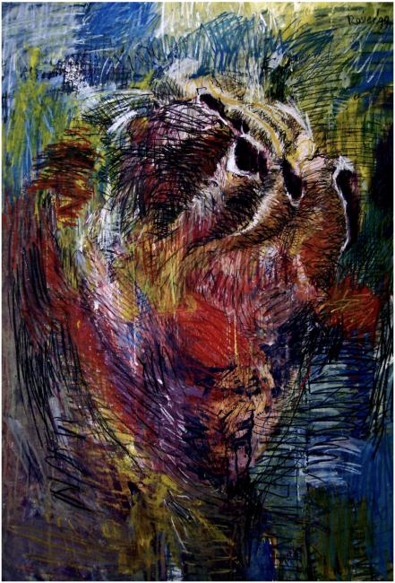 Hartlandschap 1999 Werkstuk door Peter Rosier