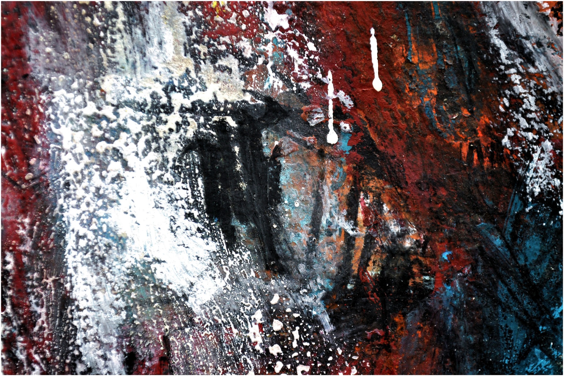 Detail Duizend Ogen Schilderij door Peter Rosier