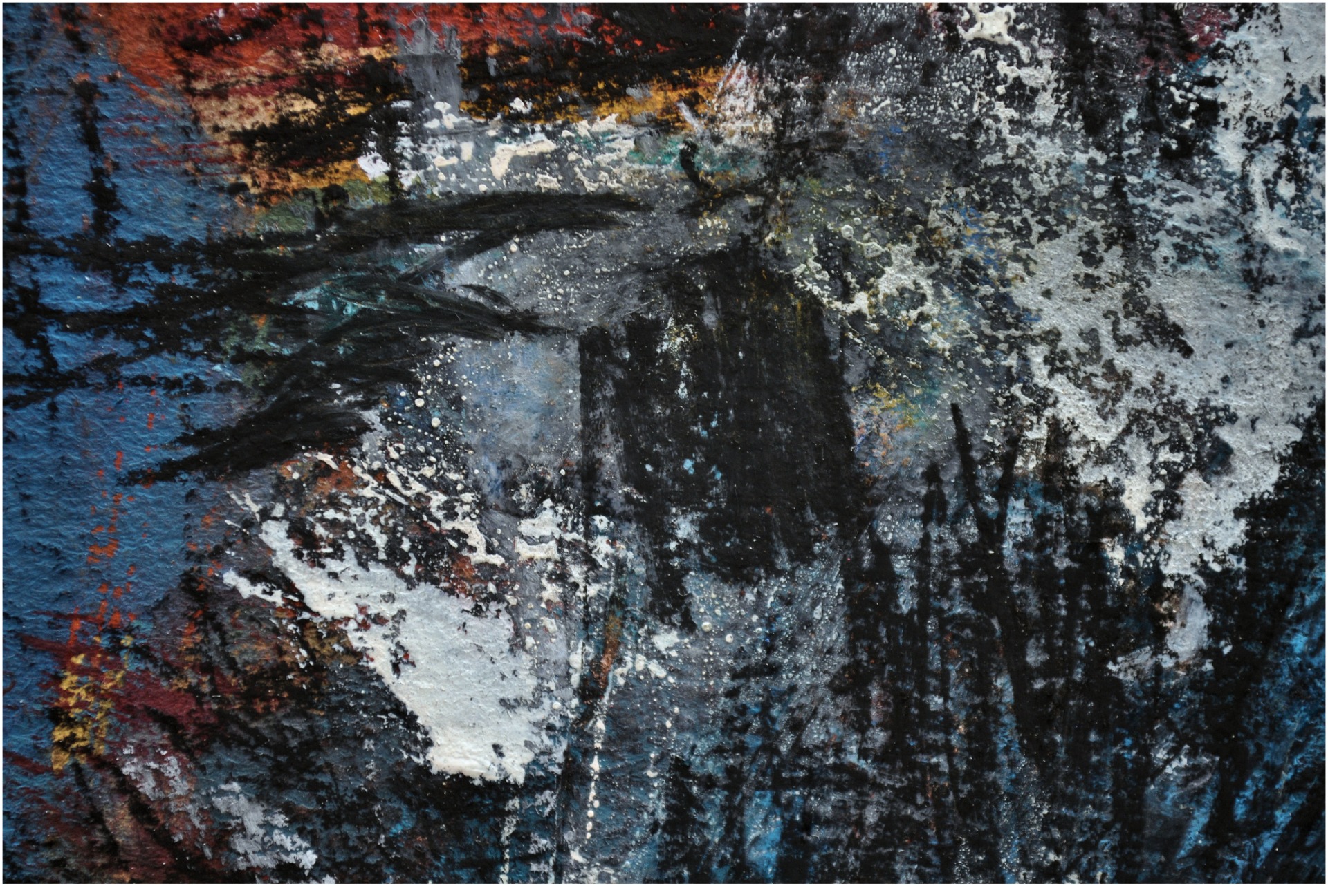 Detail Duizend Ogen Schilderij door Peter Rosier