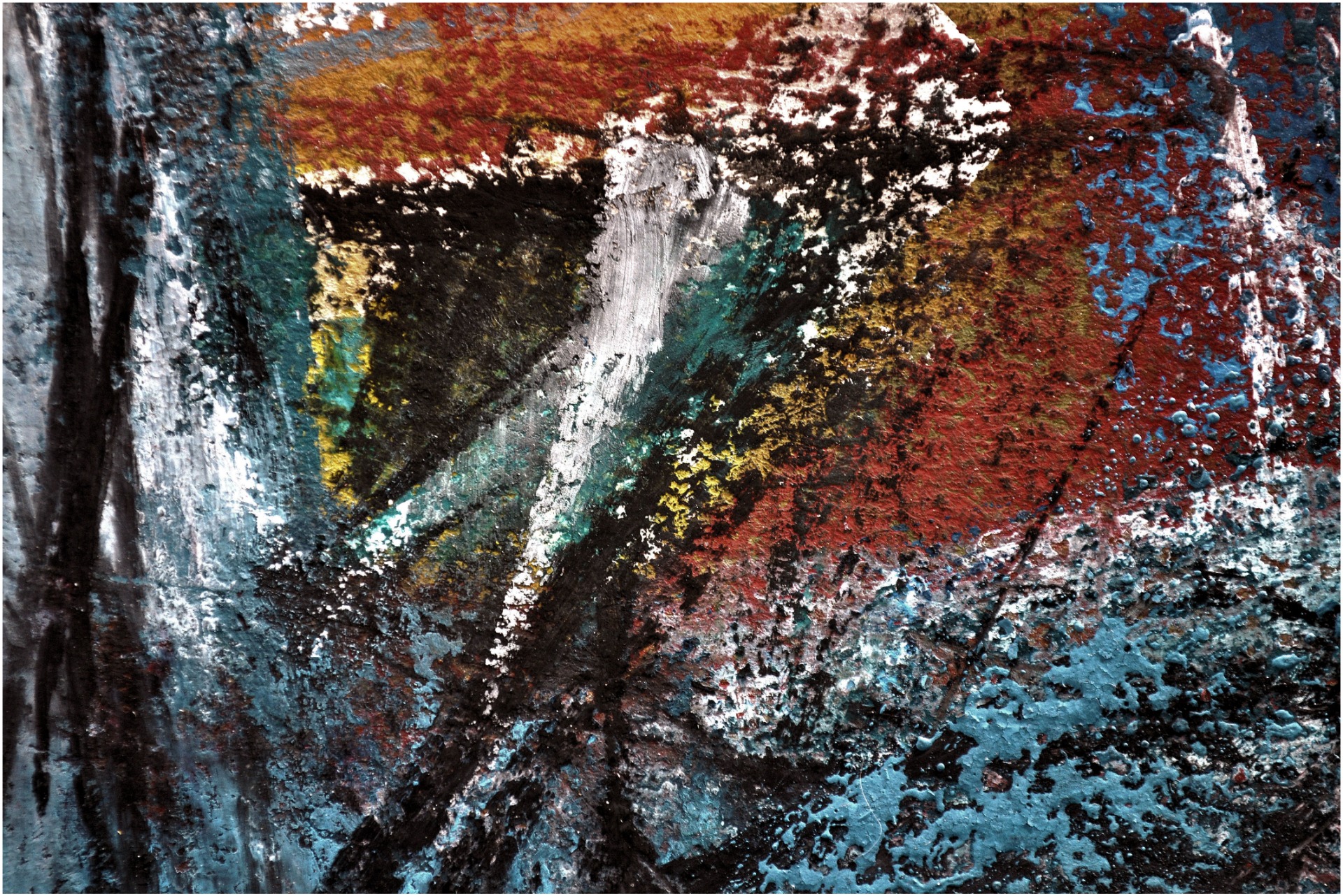 Detail Duizend Ogen Schilderij door Peter Rosier