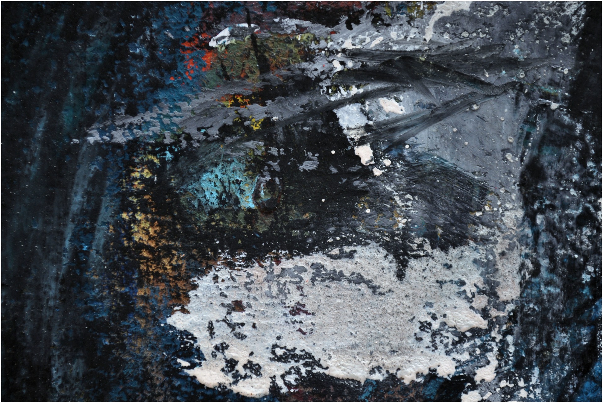 Detail Duizend Ogen Schilderij door Peter Rosier