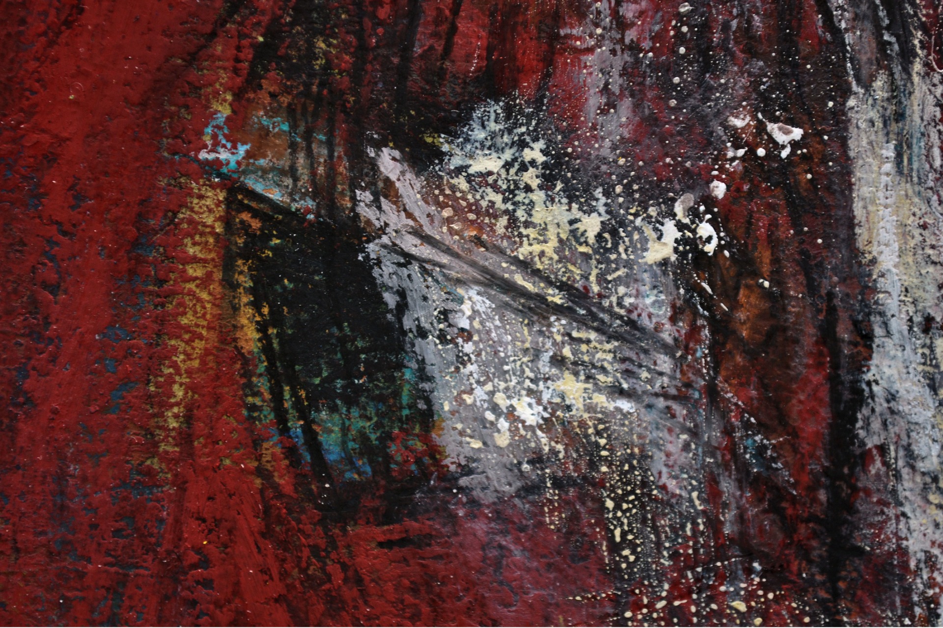 Detail Duizend Ogen Schilderij door Peter Rosier