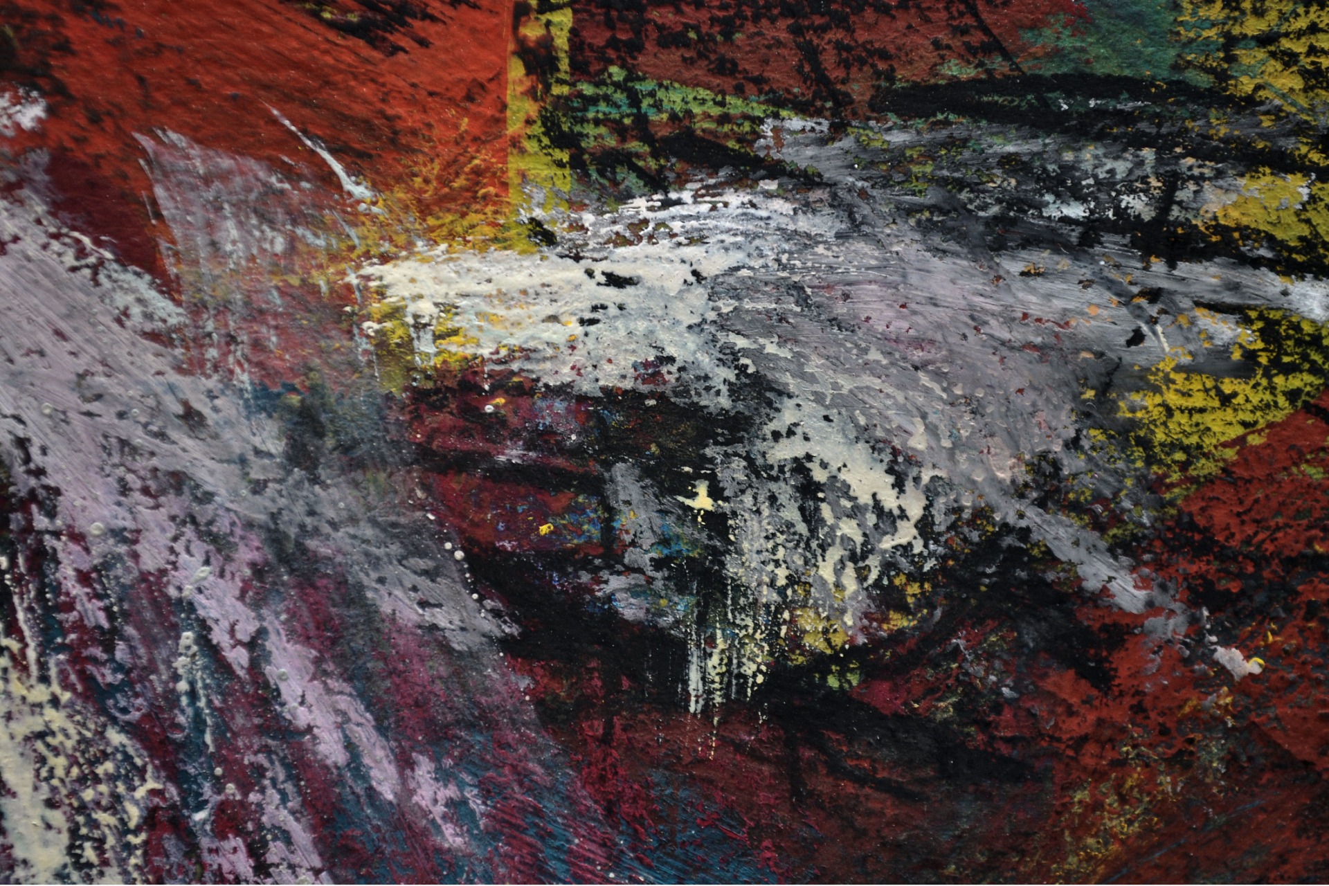 Detail Duizend Ogen Schilderij door Peter Rosier