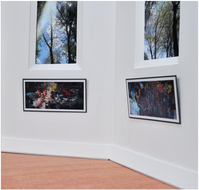 De Vogels 2012 Werk door Peter Rosier opgesteld in 't Kerkje van Ellesdiek