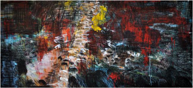 De Schimmels (Afdaling) 2012 Werkstuk door Peter Rosier